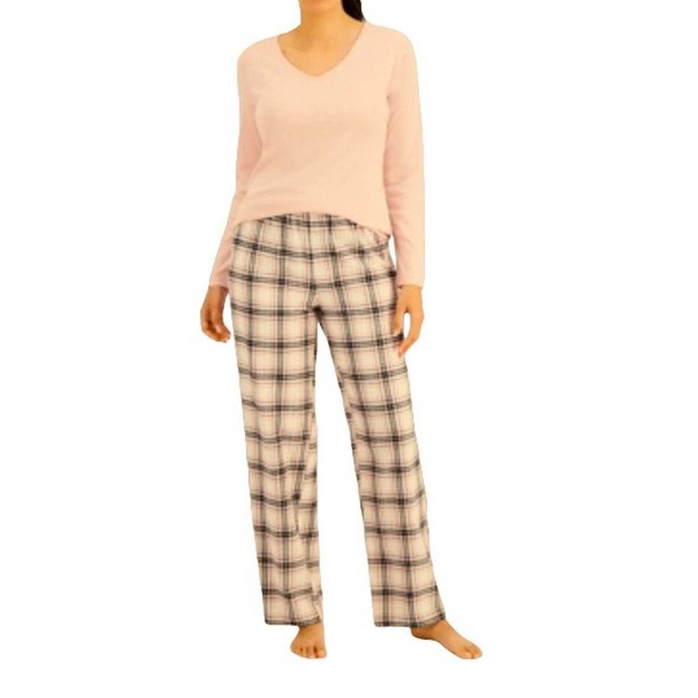 CHARTER CLUB Flannel Long Sleeve Mix It Pajama Set XXL (4040)